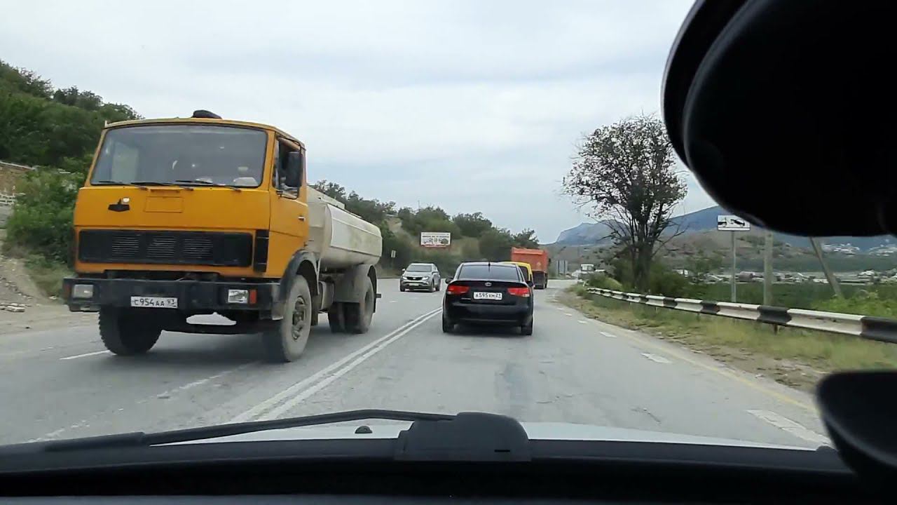 Дорога Белогорск - Судак. Таймламс + живое видео смотреть онлайн