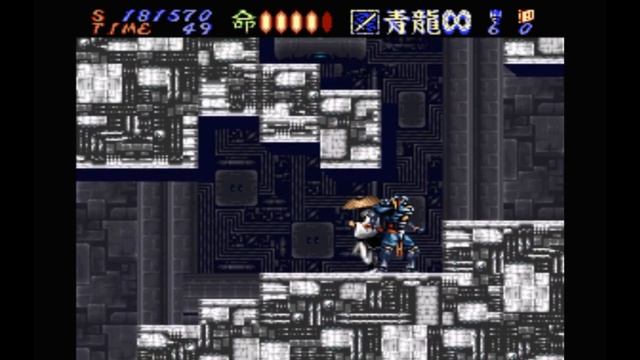 Super Nintendo (Snes) 16-bit Hagane Stage 5 Into The Darkness (Во Тьму)