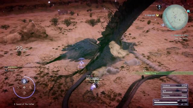 Final Fantasy 15 - Legendary Boss (WINGED HURRICANE) смотреть онлайн