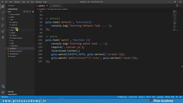آموزش Gulp js - - جلسه سیزدهم смотреть онлайн