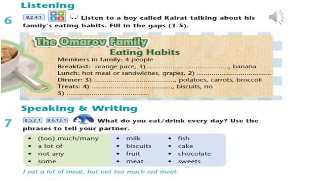 Excel. Grade 8. Term 4. Lesson 2. Eating habits. Phrasal verb: break смотреть онлайн