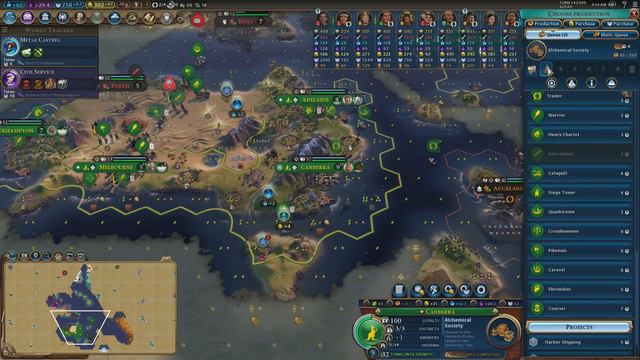 Welcome to Liberation Nation! #3 Deity, 50 Civs, Australia, TSL Earth, Civ 6 (Frontier Pass) смотреть онлайн