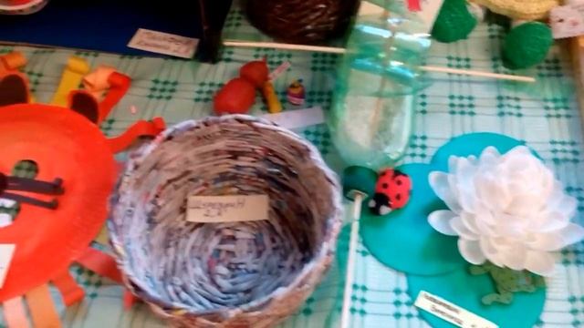 Выставка детских поделок из ненужных вещей и бросового материала.Хорошие идеи для творчества смотреть онлайн