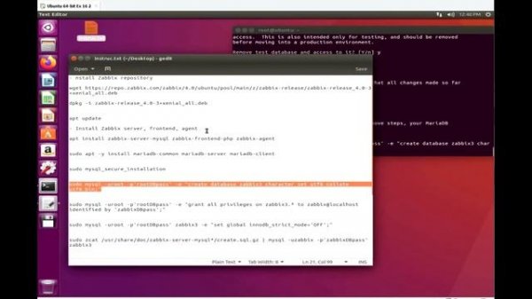 Установка zabbix на Ubuntu 16