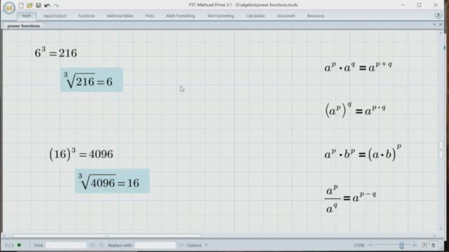 Степенная функция с дробным показателем