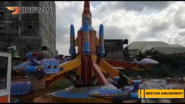Аттракцион Монтаж и пусконаладка-Beston Парк развлечений проекта в Нигерия #Bestonаттракцион