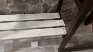 Стеллаж из дерева своими руками. Деревянные полки. Мебель для дачи.