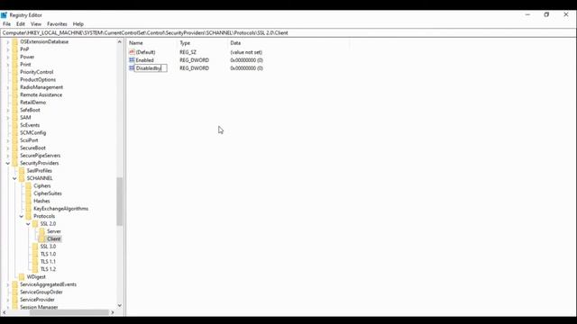 How To Disable SSL 2.0/3.0 and Enable TLS 1.2 on windows Server in registry #windowsserver смотреть онлайн