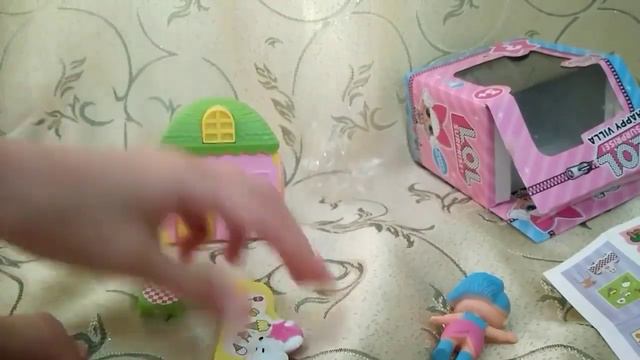 Распаковка домик - кафе для куколки лол  #lizamonak  #распаковка #lol #lolsurprise