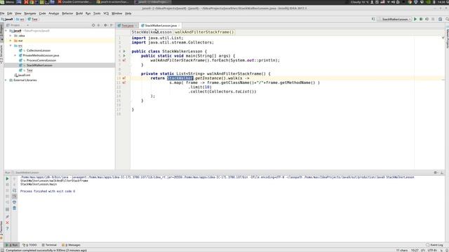 Java 9: Урок 6: StackWalker смотреть онлайн