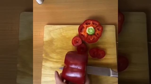 как правильно резать перец смотреть онлайн