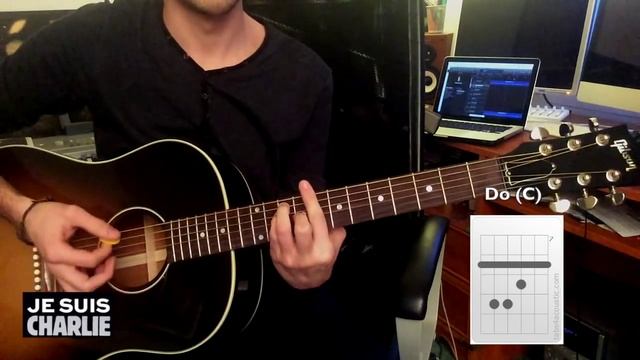 Je suis Charlie - Tryo (Guitare tuto + tab) смотреть онлайн