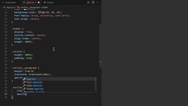 Fade In on Scroll | HTML, CSS & JS Tutorial смотреть онлайн