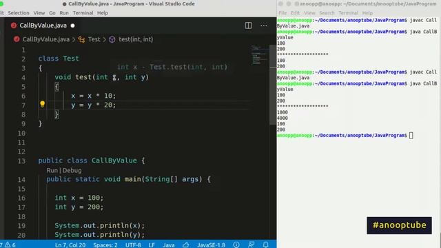 Parameters Passing | Basics Of Java Programming - 13 | Basics Of Java Malayalam смотреть онлайн