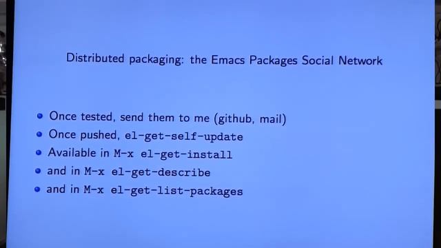 El-get - Dimitri Fontaine - Emacs Conference 2013 смотреть онлайн