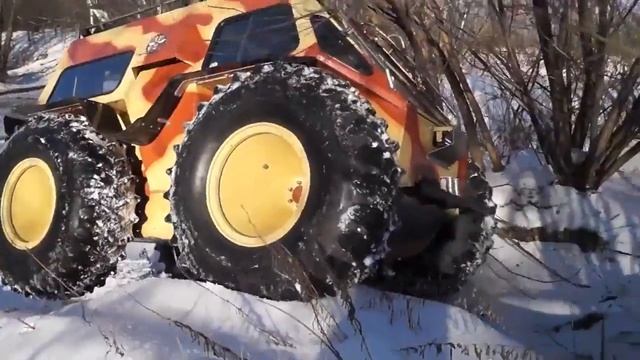 Вездеход ШМЕЛЬ на шинах низкого давления PINE 1400х530-24" #1 смотреть онлайн