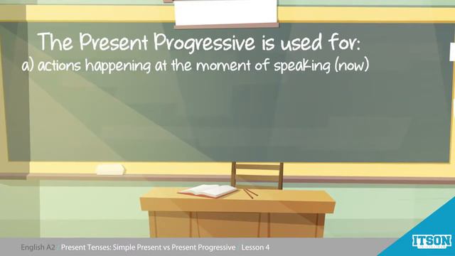 A2 Lesson 4 Present Tenses Simple Present vs Present Progressive смотреть онлайн