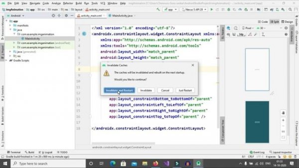unresolved class MainActivity In Android Studio