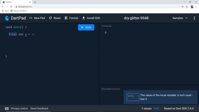 #6 "final" and "const" keywords | Learn Dart Programming Language | in Hindi смотреть онлайн