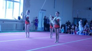 Харьков акробатика 26.03.2017 Спортивная акробатика тройка девочки