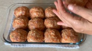 ТЕФТЕЛИ  НЕ ПО СТАНДАРТУ, НО ОЧЕНЬ ВКУСНЫЕ И СОЧНЫЕ/  ПРОСТОЙ РЕЦЕПТ ИЗ ДОСТУПНЫХ ПРОДУКТОВ