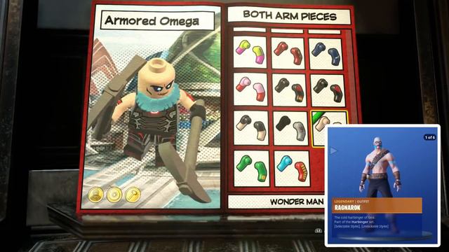 LEGO Fortnite Battle Royale Minifigure Ragnarok смотреть онлайн
