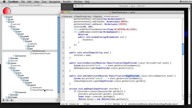 CDI-OSGi sample SWING app смотреть онлайн