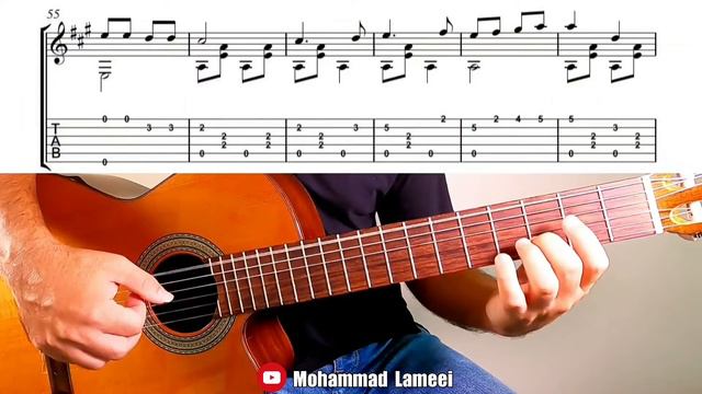 katyusha (Casatschok) |Classical Guitar Tutorial + Sheet and Tab смотреть онлайн