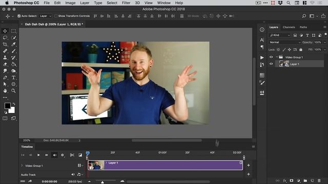How to Create Animated GIFs from Video in Photoshop смотреть онлайн