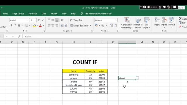 Excel Count if formula смотреть онлайн