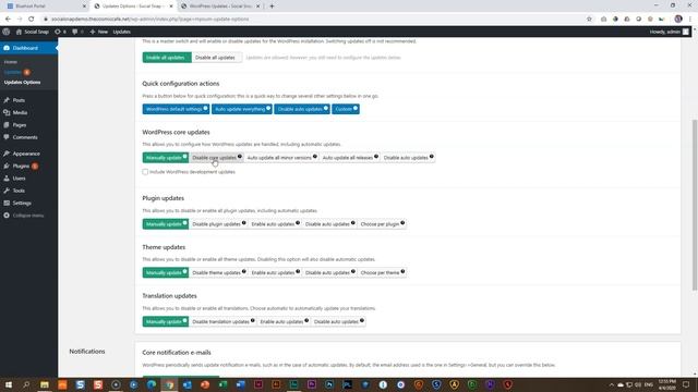 How to disable Automatic Updates in WordPress with Easy Update Manager. смотреть онлайн