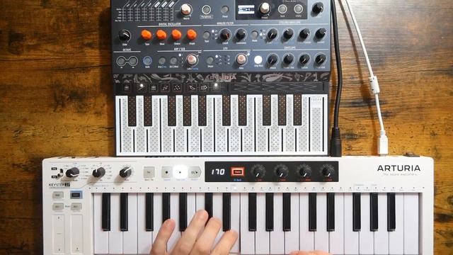Microfreak MIDI Keyboard Trick