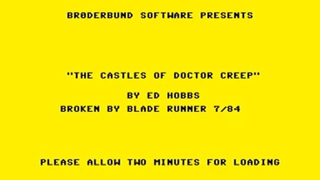 Castles of Dr Creep Broderbund C64 gameplay video смотреть онлайн