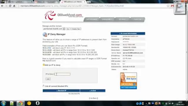000webhost Tutorials - IP Deny Manager смотреть онлайн