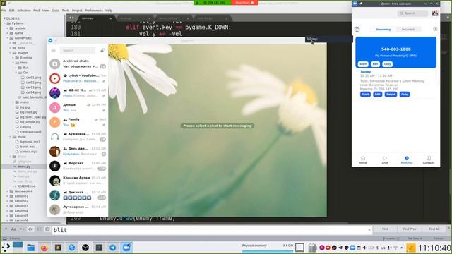 Pygame. Cоздание игры #4. Car crashing. смотреть онлайн