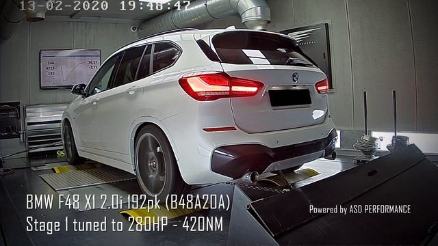 BMW F48 X1 2.0i 192hp (B48A20A) - Stage 1 Tuned To 280HP-420NM - Powered By ASD PERFORMANCE