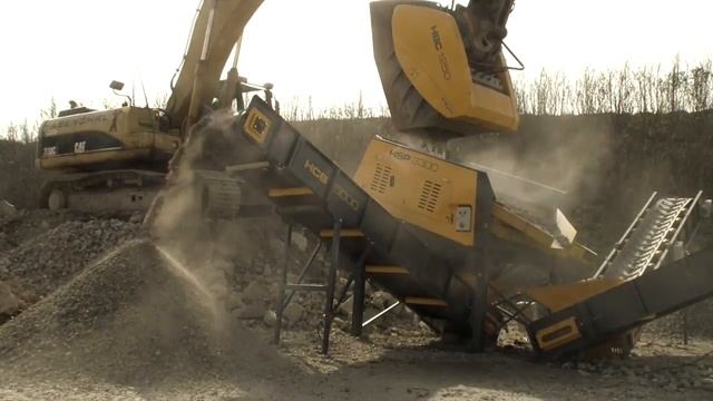 Компактный дробильный комплекс HARTL: HBC1250 + SCREEN PLANT, производство кубовидного щебня смотреть онлайн