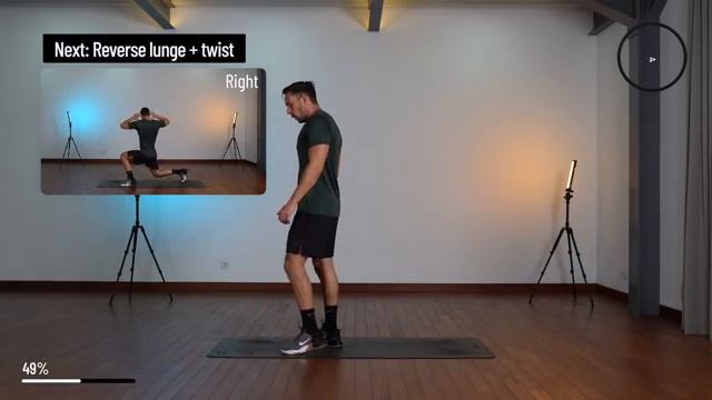 30 Min Fat Burning HIIT Workout - ALL STANDING - No Equipment, No Repeat