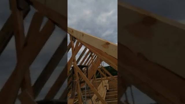 Стропильная система, 4 скатной(вальмовой) крыши! смотреть онлайн