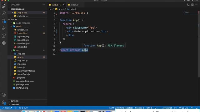 4 React JS template & variables смотреть онлайн