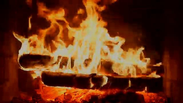 FIREPLACE 4K ? Cozy Fire Background (12 HOURS). Fireplace video with Burning Logs & Fire Sounds смотреть онлайн