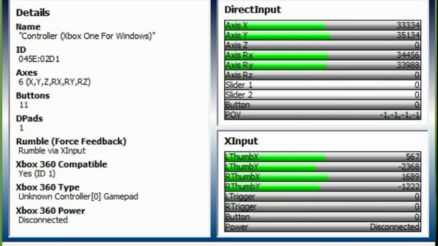 Work analog triggers on the controller XBox One under Windows 10. смотреть онлайн
