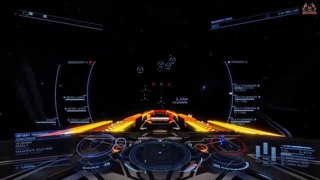 Elite Dangerous Corvette Combat LIVE смотреть онлайн