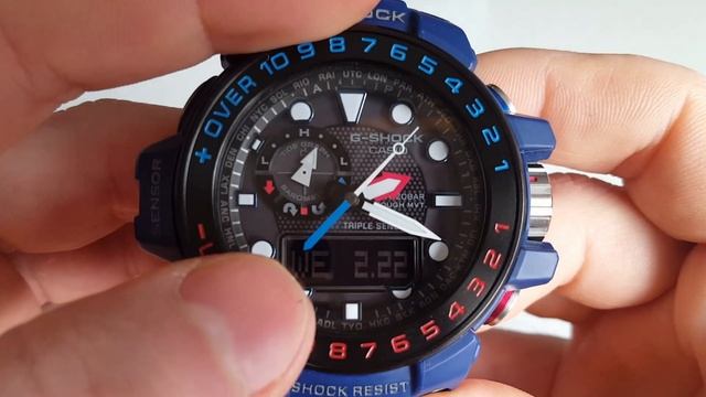 Casio G-Shock GWN-1000H-2A. (Обзор\Review) смотреть онлайн