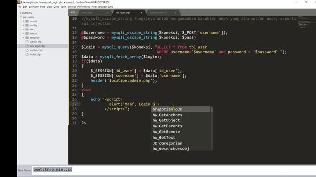 #16 - Sistem Login [part 2] - FINALL!!! | Aplikasi E-ARSIP dengan PHP & MySQLi + Bootstrap 4 смотреть онлайн