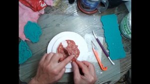 Мятная шкатулка из картона.Diy.