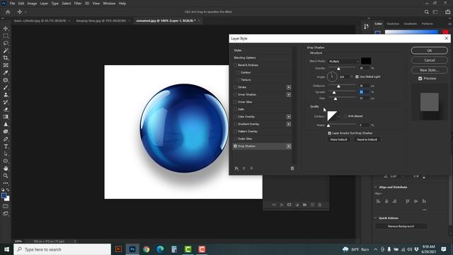 Photoshop Tutorial: How to make drop shadow in photoshop | How to make shadow in photoshop смотреть онлайн