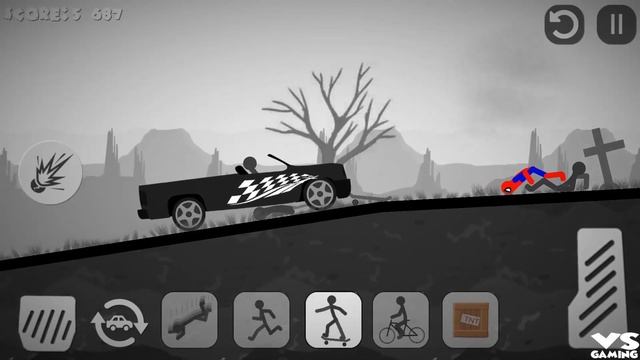 Stickman Destruction 5 Annihilation: Fire Truck and Dead Pool Stickman - Android GamePlay#12 смотреть онлайн
