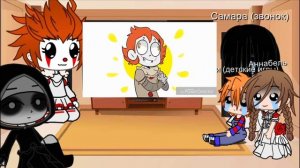 |Реакция персонажей хоррор фильмов на MEME| 1/? |Gacha club|