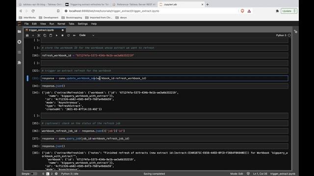 Triggering Tableau extract refreshes using the REST API смотреть онлайн